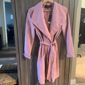 Rose Pink light weight trench
